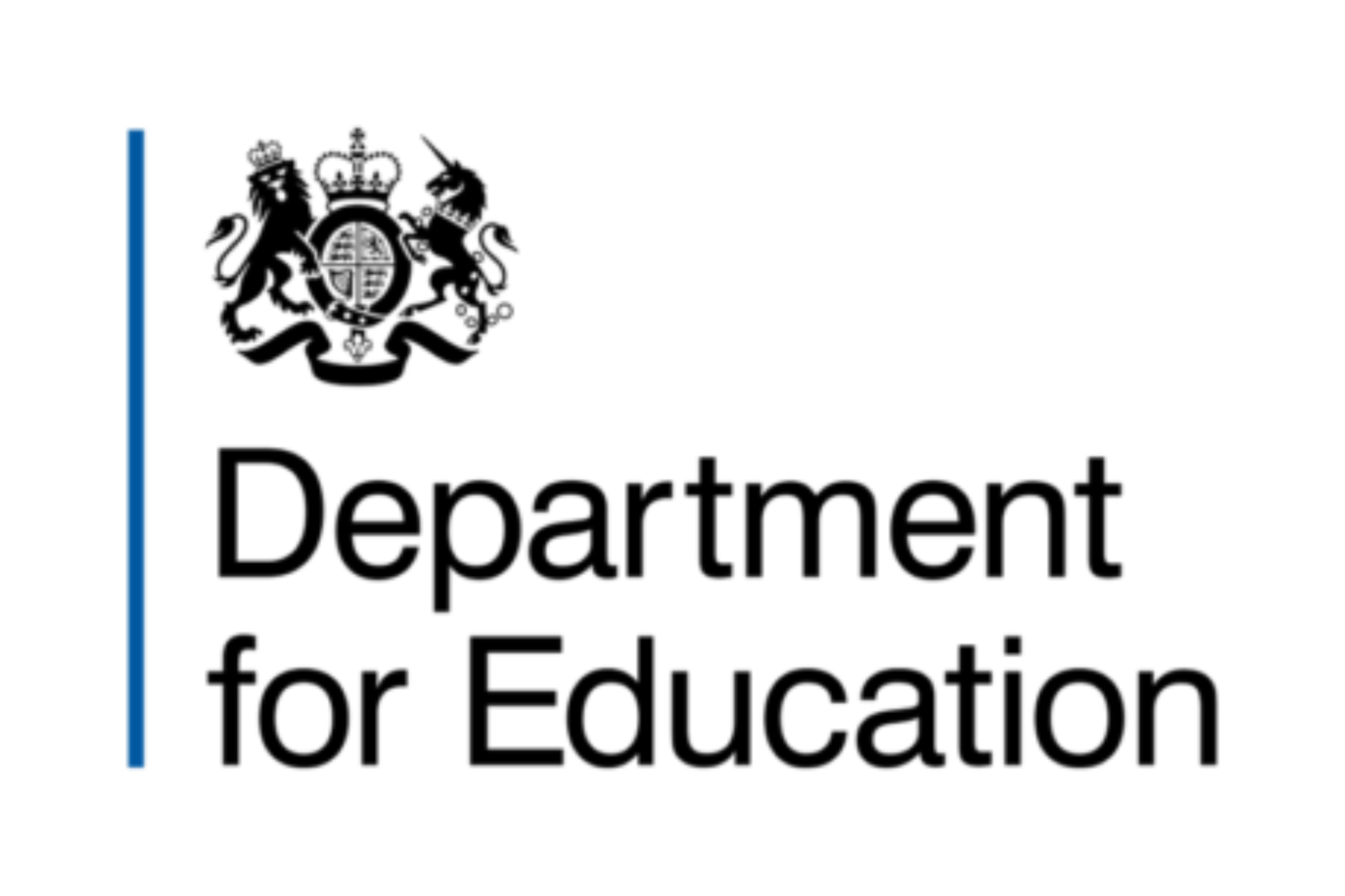 The UK government coat of arms (featuring a lion and unicorn) above text reading 