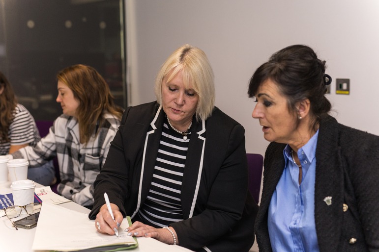 Social Care registered managers discussing the CQC Mandatory training requirements